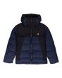 Chaqueta Resistente al Agua Element Brand Wolfeboro Dulcey Puff Contrasted azul marino para hombre frontal 2