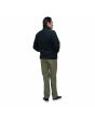 Hombre con Chaqueta Polar Florence Marine X High Pile Utility Negra espalda