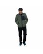 Hombre con Chaqueta polar Florence Marine X High Pile Utility verde 