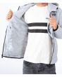 Hombre con Chaqueta acolchada Hurley Balsam Gris plegable
