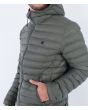 Hombre con Chaqueta impermeable con capucha Hurley Campbell Puffer Jacket Cargo bolsillo