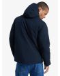 Hombre con chaqueta impermeable Quiksilver Overcast 3K Insulated Negra posterior