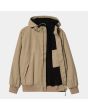 Chaqueta impermeable con capucha Carhartt WIP Hooded Sail Jacket Beige para hombre interior