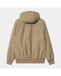 Chaqueta impermeable con capucha Carhartt WIP Hooded Sail Jacket Beige para hombre posterior