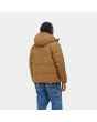 Hombre con Chaqueta acolchada impermeable Carhartt WIP Munro Jacket Marrón espalda