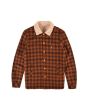 Chaqueta a cuadros Lightning Bolt Clyde marrón para hombre