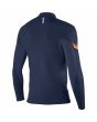 Chaqueta de neopreno Vissla Raditude 2mm con cremallera frontal azul marino para hombre espalda
