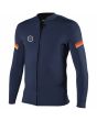Chaqueta de neopreno Vissla Raditude 2mm con cremallera frontal azul marino para hombre