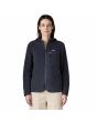 Mujer con chaqueta de forro polar con capucha Patagonia Retro Pile Hoody Azul Marino 