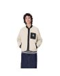 Mujer con Chaqueta de forro Polar Carhartt WIP W' Janet Liner Moonbeam-Black bolsillos
