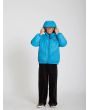 Niño con Chaqueta acolchada reversible Volcom Iconic Stoned reverso azul capucha