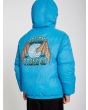 Niño con Chaqueta acolchada reversible Volcom Iconic Stoned reverso azul estampado