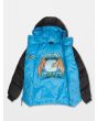 Chaqueta acolchada reversible Volcom Iconic Stoned negra para niño interior