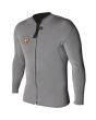 Chaqueta de Neopreno Vissla Solid Sets 2mm Front Zip Gris para hombre