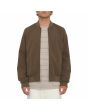 Hombre con Cazadora Volcom Burnward Jacket Wren abierta