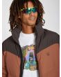 Hombre con Chaqueta acolchada Volcom Goldsmooth Mocha logo