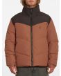 Chaqueta acolchada Volcom Goldsmooth Mocha para hombre