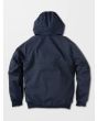 Chaqueta resistente al agua con capucha Volcom Hernan 5K azul marino para hombre posterior