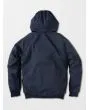 Chaqueta resistente al agua con capucha Volcom Hernan 5K azul marino para hombre posterior