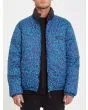 Hombre con Chaqueta acolchada Volcom Walltz reversible estampado abierta