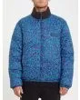 Hombre con Chaqueta acolchada Volcom Walltz reversible estampado frontal 