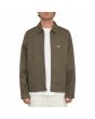 Hombre con Chaqueta Corta Volcom Voider Jacket Bison abierta