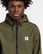 Hombre con chaqueta impermeable Element Wolfeboro Alder Light Verde logo