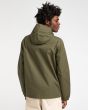 Hombre con chaqueta impermeable Element Wolfeboro Alder Light Verde posterior