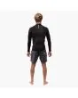 Hombre con Chaquetilla de Neopreno con cremallera posterior Vissla 7 Seas 1mm Negra posterior