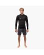Hombre con Chaquetilla de Neopreno con cremallera posterior Vissla 7 Seas 1mm Negra