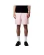 Hombre con Bañador de cintura elástica Carhartt WIP Chase Swim Trunks Rosa Claro con logo dorado 