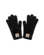 Guantes Carhartt WIP Chedda Gloves negros Unisex frontal