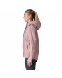 Mujer con chubasquero Patagonia Torrentshell 3L Rain Jacket Quiet Violet lateral