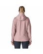 Mujer con chubasquero Patagonia Torrentshell 3L Rain Jacket Quiet Violet posterior