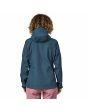Mujer con Chubasquero Plegable Patagonia W's Torrentshell 3L Rain Jacket Azul posterior