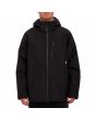 Hombre con Chubasquero Volcom Stone Storm Gore-Tex Negro