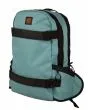 Mochila de Skateboard Santa Cruz Classic Label Skatepack 17 Litros Turquesa lateral