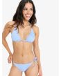 Conjunto de bikini Tiki Triangular Roxy Beach Classics azul Grapemist