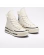 Zapatillas High Top Converse Chuck 70 Plus blanco garza y negro Unisex frontal 