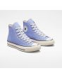 Zapatillas Converse Chuck 70 Vintage Canvas High Top Ultravioleta, blanco y negro Unisex frontal 