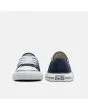 Zapatillas bajas Converse Chuck Taylor All Star Classic Low Top azules para niños de 1 a 4 años puntera y talón