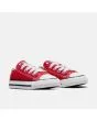 Zapatillas bajas Converse Chuck Taylor All Star Classic Low Top Rojas para niños de 1 a 4 años frontal