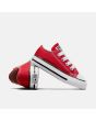 Zapatillas bajas Converse Chuck Taylor All Star Classic Low Top Rojas para niños de 1 a 4 años lateral