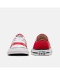 Zapatillas bajas Converse Chuck Taylor All Star Classic Low Top Rojas para niños de 1 a 4 años puntera y talón