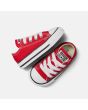 Zapatillas bajas Converse Chuck Taylor All Star Classic Low Top Rojas para niños de 1 a 4 años superior