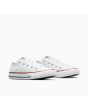Zapatillas Converse Chuck Taylor All Star Classic Low Top blancas para niños de 4 a 8 años frontal 