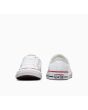 Zapatillas Converse Chuck Taylor All Star Classic Low Top blancas para niños de 4 a 8 años puntera y talón