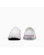 Zapatillas Converse Chuck Taylor All Star Classic Low Top blancas para niños de 4 a 8 años puntera y talón