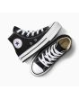 Zapatillas Converse de plataforma Chuck Taylor All Star EVA Lift Canvas Platform High Top negras y blancas Unisex superior