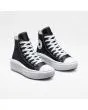 Zapatillas Converse Chuck Taylor All Star Move Platform Foundational Leather High Top Negro-Blanco Unisex frontal